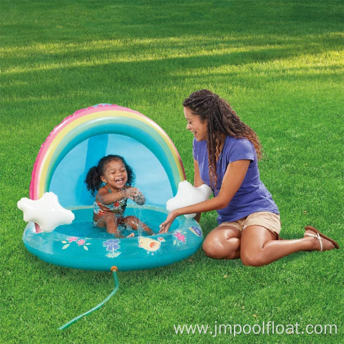 Baby Pool Rainbow Splash Toddlers Inflatable Swimming Pool